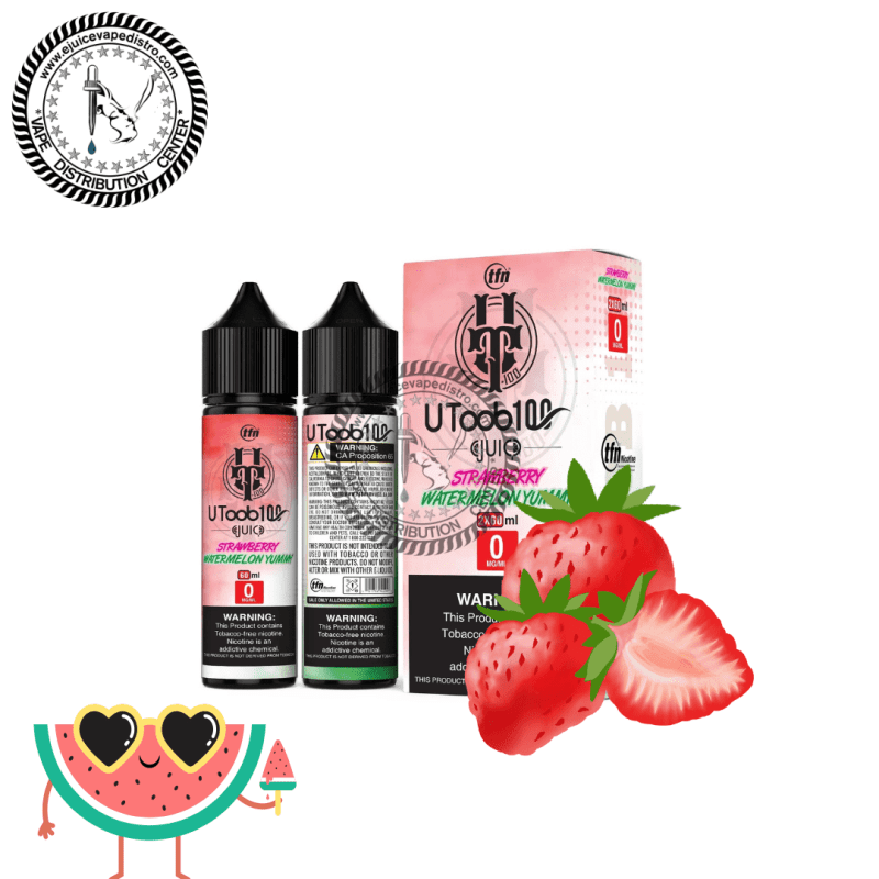 e juice vape distro strawberry watermelon yummy by u toob 100 ejuice 2x60ml 120ml u toob100 e liquid 39262164058360