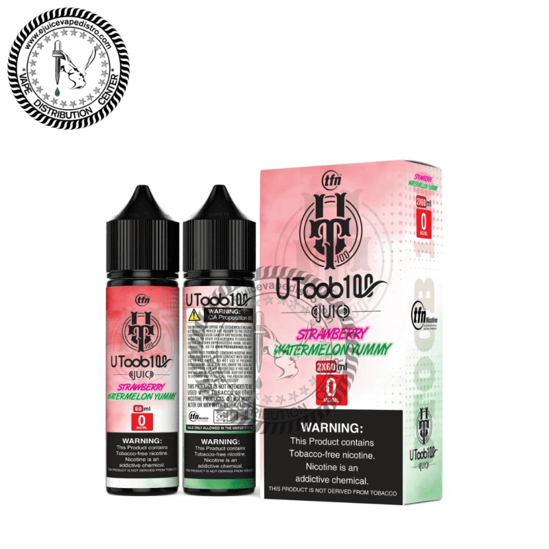 e juice vape distro strawberry watermelon yummy by u toob 100 ejuice 2x60ml 120ml u toob100 e liquid 39262166089976