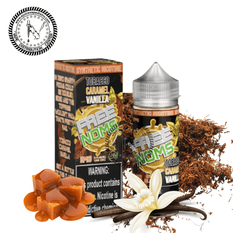 e juice vape distro tobacco caramel vanilla by free noms 120ml lotus vaping technologies e liquid 39286409232632