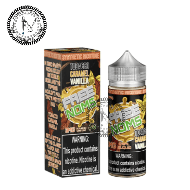 e juice vape distro tobacco caramel vanilla by free noms 120ml lotus vaping technologies e liquid 39286409265400