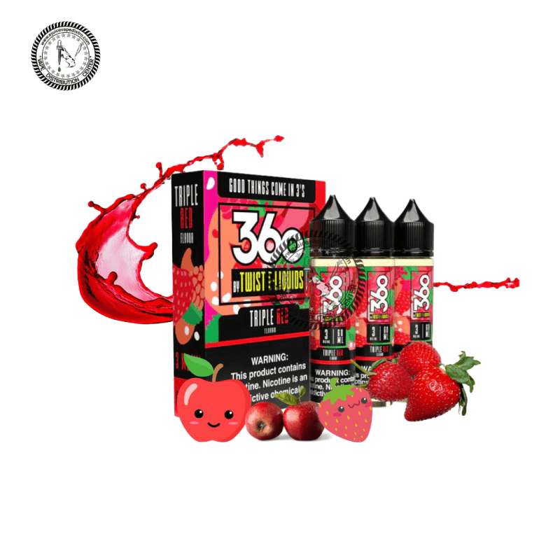 e juice vape distro twist triple red by lemon twist 360 e liquids 180ml 3x60ml daddy s distro e liquid 39274342875384