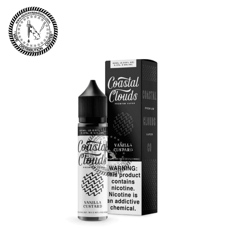 e juice vape distro vanilla custard by coastal clouds 60ml e liquid tfn coastal clouds e liquid 39282417107192