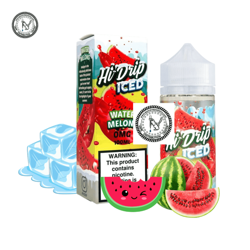 e juice vape distro water melons iced by hi drip 100ml tear drip e liquid 39289956401400