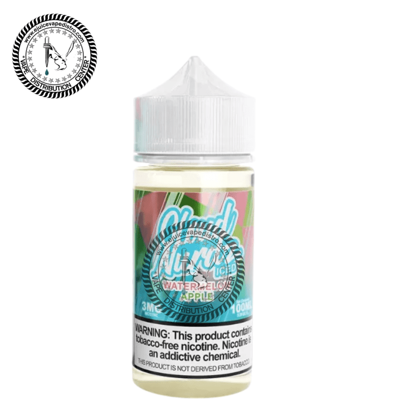 e juice vape distro watermelon apple iced by cloud nurdz 100ml cloud nurdz e liquid 39255595024632