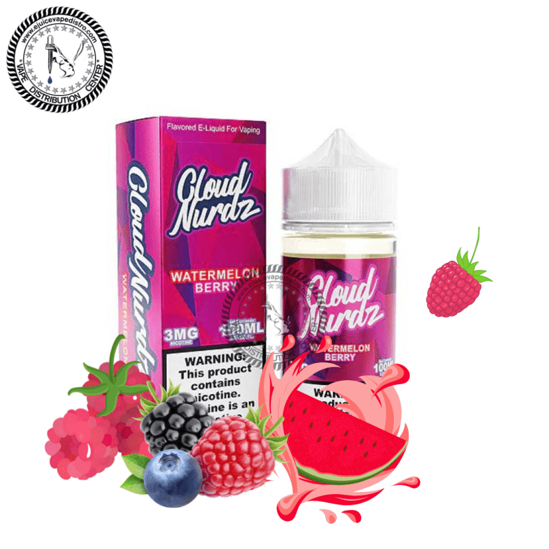 e juice vape distro watermelon berry by cloud nurdz 100ml cloud nurdz e liquid 39255545118968