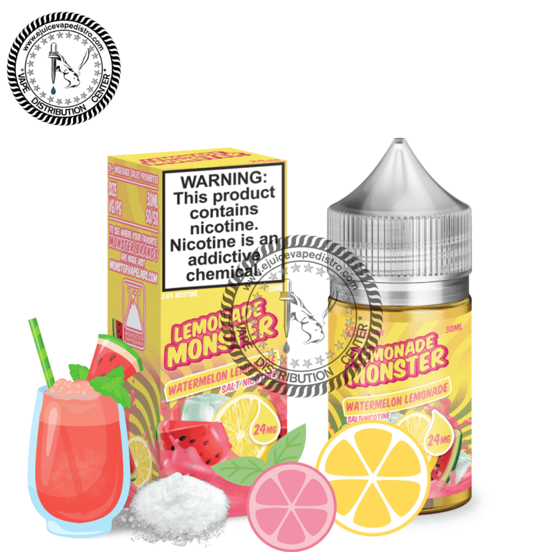 e juice vape distro watermelon lemonade salt by lemonade monster salt 30ml jam monster e liquid 39256044798200