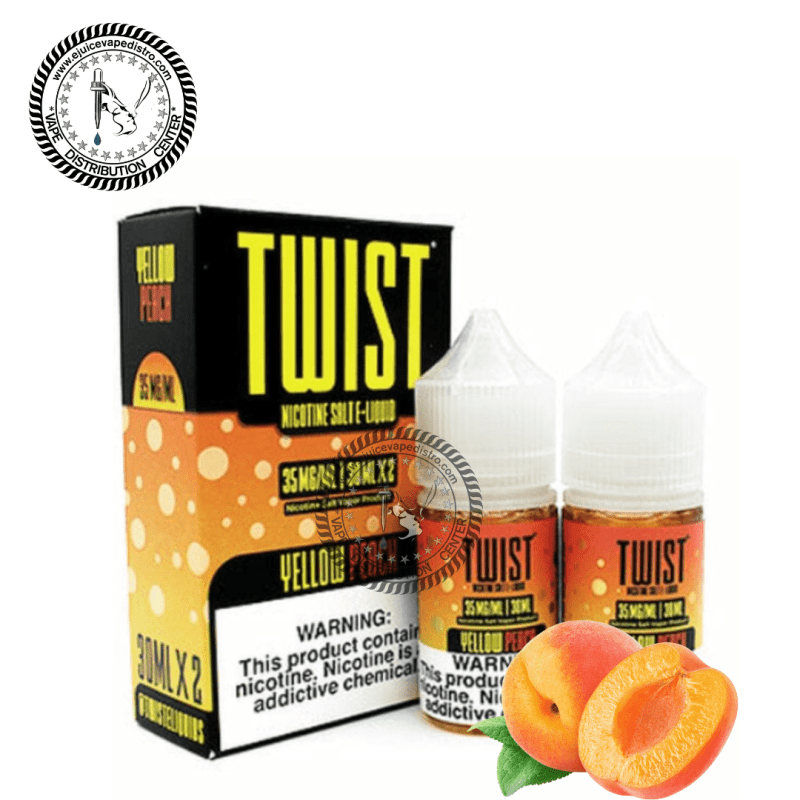 e juice vape distro yellow peach by twist salt 60ml daddy s distro e liquid 39286933160184